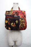 画像1: Jean Paul GAULTIER / ベロアハンドバッグ  マルチ S-25-03-09-015-GO-BG-AS-ZS (1)