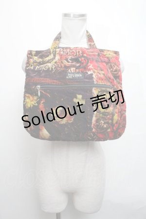 画像: Jean Paul GAULTIER / ベロアハンドバッグ  マルチ S-25-03-09-015-GO-BG-AS-ZS