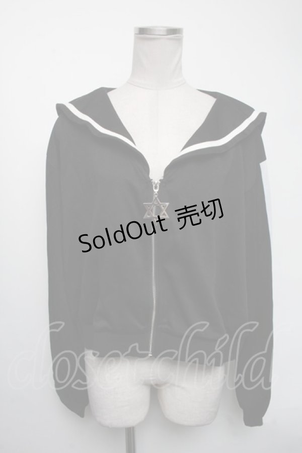 画像1: KRY CLOTHING / 「都子×KRY」セーラージャケット  黒 S-25-03-09-030-EL-TO-AS-ZS (1)