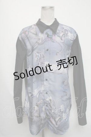 画像: 【SALE】MILKBOY / DREAMLANDシャツ  黒 S-25-03-09-031-MB-BL-AS-ZT343