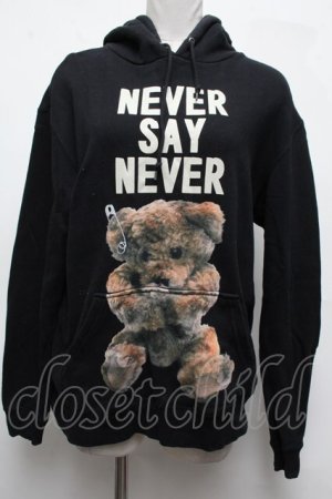 画像: MILKBOY / NEVER SAY NEVERパーカー  黒 S-25-03-09-036-MB-TO-AS-ZT181