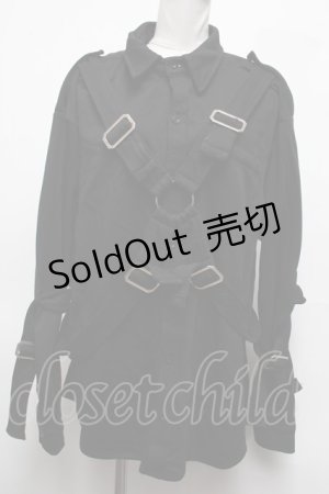 画像: KRY CLOTHING / パラシュートスウェットシャャツ  黒 S-25-03-09-038-EL-TO-AS-ZS