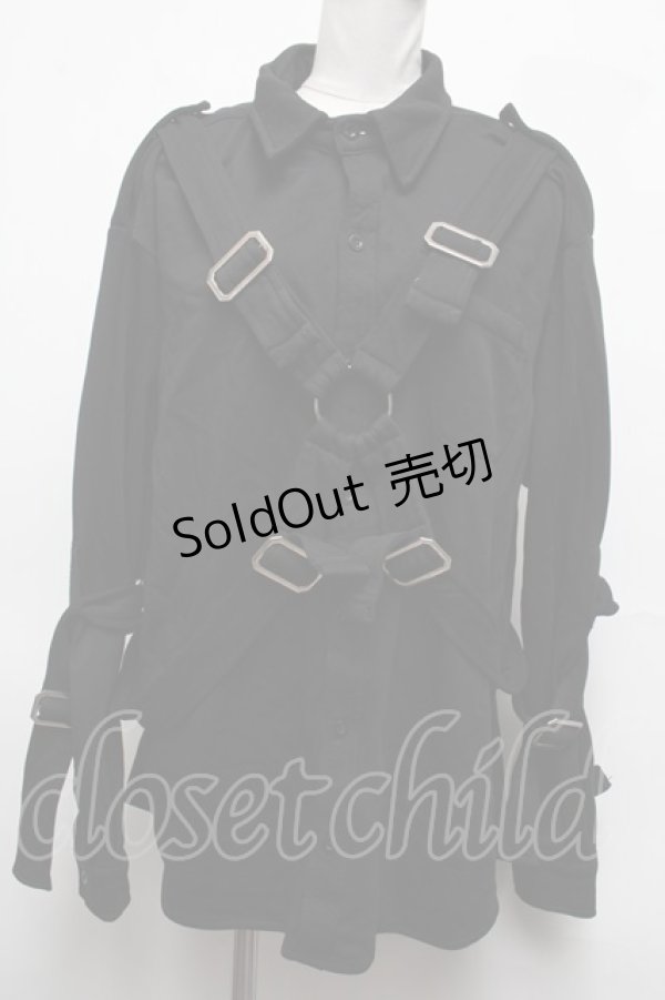 画像1: KRY CLOTHING / パラシュートスウェットシャャツ  黒 S-25-03-09-038-EL-TO-AS-ZS (1)
