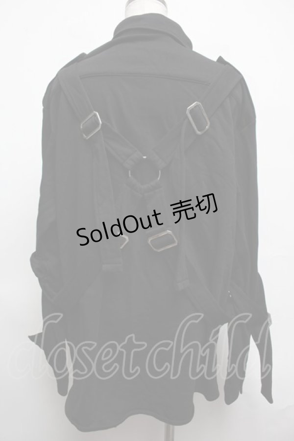 画像2: KRY CLOTHING / パラシュートスウェットシャャツ  黒 S-25-03-09-038-EL-TO-AS-ZS (2)