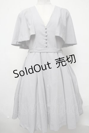 画像: Sheglit / "Adelheid"ケープワンピース  グレー S-25-03-09-052-EL-OP-HR-ZS