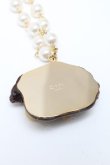 画像2: Q-pot. / ドライフルーツチョコレートパールチェーンネックレス  ブラウン S-25-03-10-042-QP-AC-AS-ZS (2)