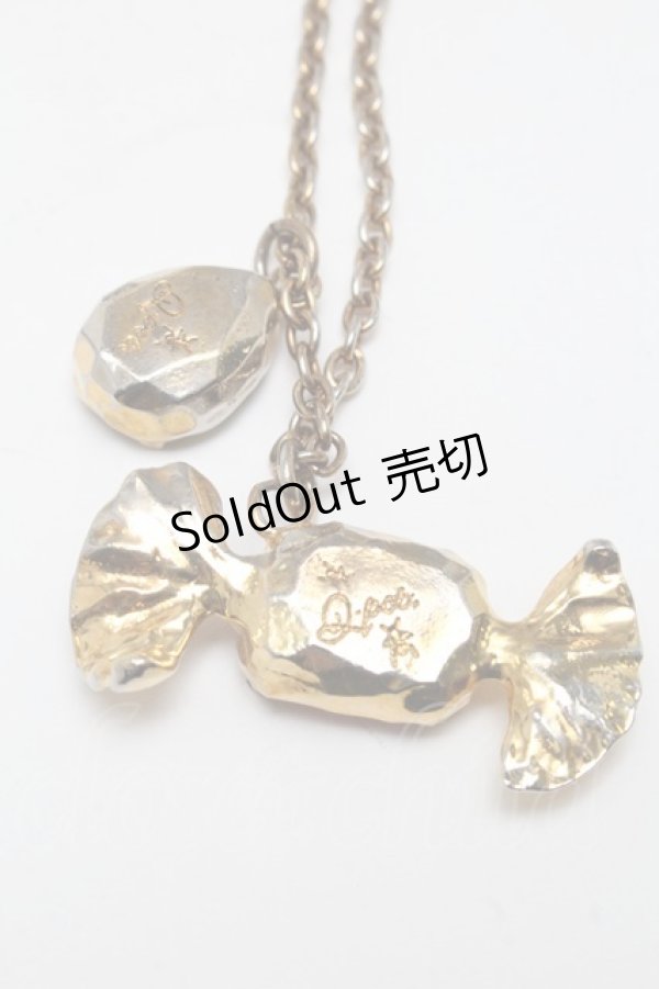 画像2: Q-pot. / ジュエルキャンディーネックレス  ゴールド S-25-03-10-050-QP-AC-AS-ZS (2)