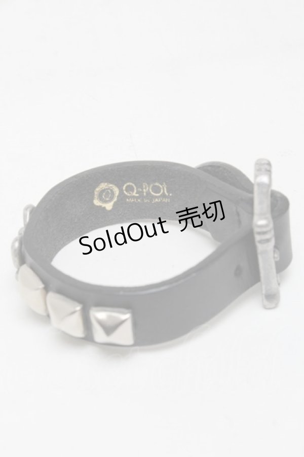 画像3: Q-pot. / リボーンレザーブレスレット  黒 S-25-03-10-056-QP-AC-AS-ZS (3)