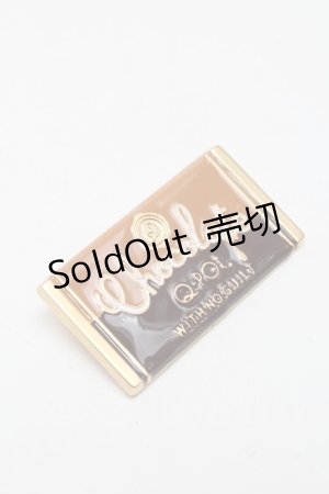 画像: Q-pot. / ビターチョコレートバーブローチ   S-25-03-10-060-QP-AC-HR-ZS