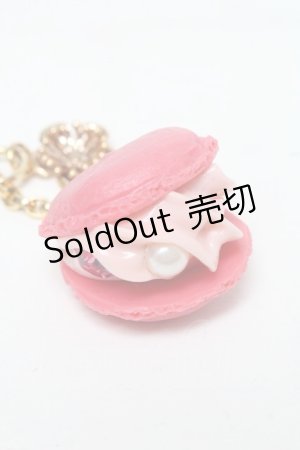 画像: Q-pot. / 梅マカロンマカロンバッグチャーム  ピンク S-25-03-10-008-QP-ZA-AS-ZS
