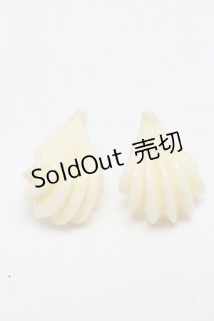 画像: Q-pot. / ホイップピアス  オフ S-25-03-10-1044-QP-AC-AS-ZS