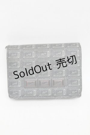 画像: Q-pot. / ブラックチョコレート ショートウォレット  黒 S-25-03-10-1052-QP-ZA-AS-ZS