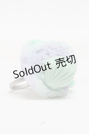 画像: Q-pot. / シーソルトアイスクリームリング   S-25-03-10-1007-QP-ZA-AS-ZS