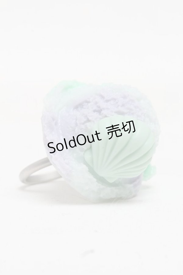 画像1: Q-pot. / シーソルトアイスクリームリング   S-25-03-10-1007-QP-ZA-AS-ZS (1)