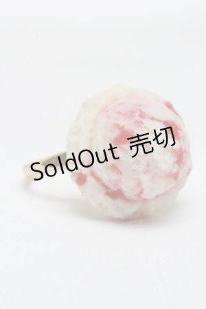 画像: Q-pot. / ストロベリーアイスリング   S-25-03-10-1008-QP-AC-AS-ZS