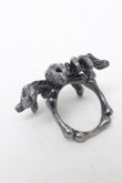 画像2: Q-pot. / ヴァンパイアスパイダーリング  シルバー S-25-03-10-1003-QP-AC-AS-ZS (2)