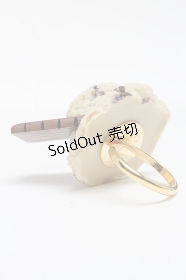画像2: Q-pot. / カフェモカビスケットアイスリング   S-25-03-10-1033-QP-AC-AS-ZS (2)