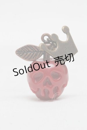 画像: Q-pot. / 白雪姫/毒リンゴピアス  赤 S-25-03-10-1034-QP-AC-AS-ZS