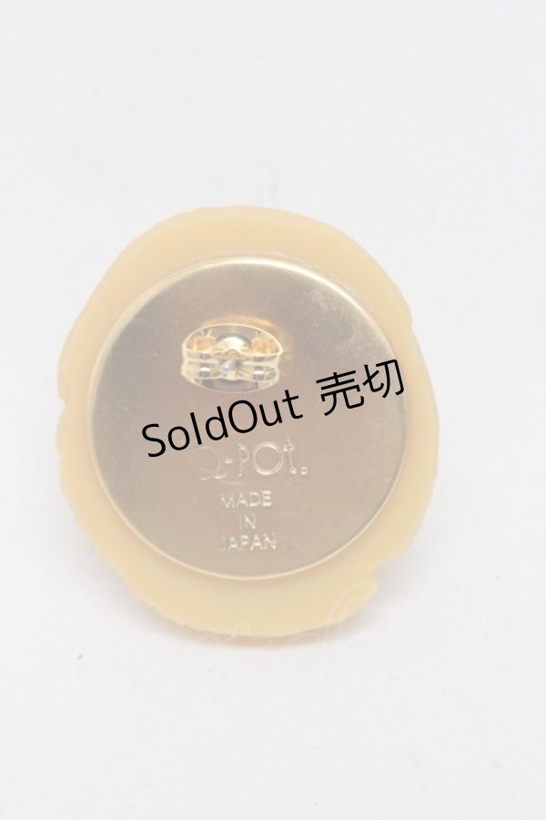 画像2: Q-pot. / ジュエルクッキーピアス(キウイ)  グリーン S-25-03-10-1035-QP-ZA-HR-ZS (2)