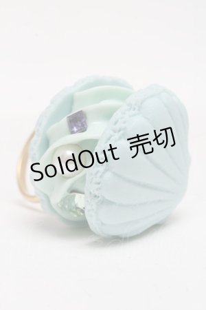 画像: Q-pot. / シェルマカロンリング  ミント S-25-03-10-1039-QP-AC-HR-ZS