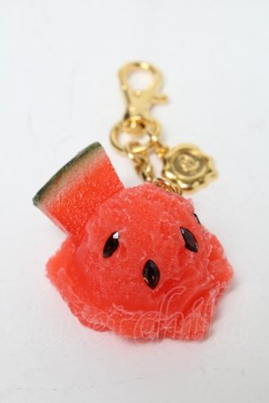 画像: Q-pot. / Watermelon Sherbetチャーム  レッド S-25-03-10-012-QP-ZA-HR-ZS