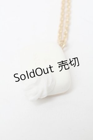 画像: Q-pot. / クリーミーソープネックレス  白 S-25-03-10-032-QP-AC-AS-ZS