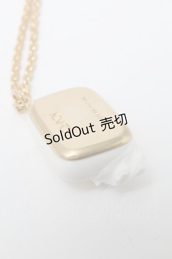 画像2: Q-pot. / クリーミーソープネックレス  白 S-25-03-10-032-QP-AC-AS-ZS (2)