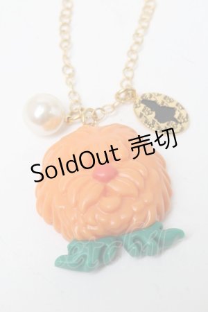 画像: Q-pot. / アリスのシンギングマリーゴールドネックレス  オレンジ S-25-03-10-034-QP-AC-AS-ZS