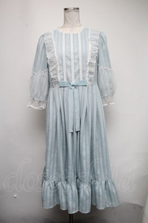 画像1: Melody BasKet / Secret Essenceドレス  サックス S-25-03-11-054-LO-OP-AS-ZS (1)