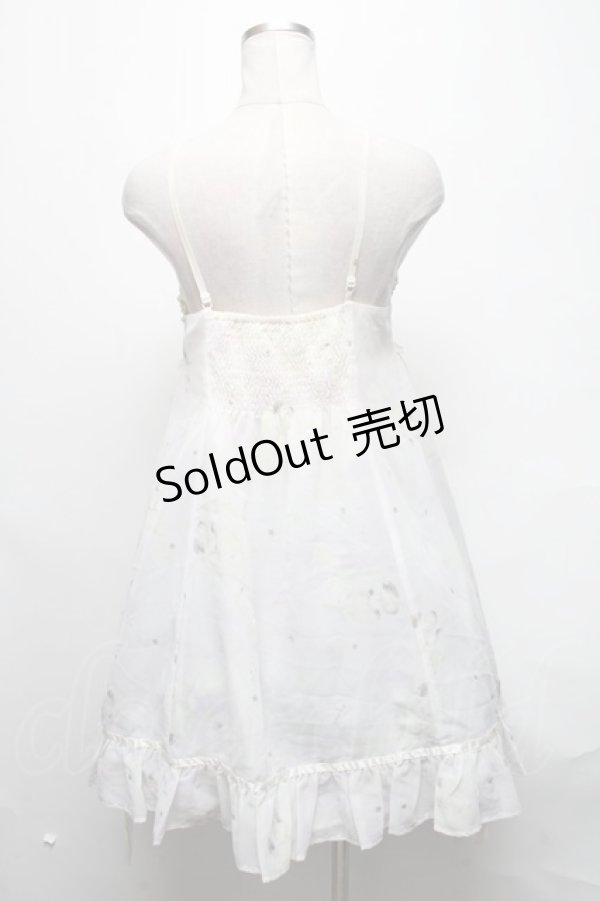 画像2: Ank Rouge / 天使柄ベビードールワンピース  オフ S-25-03-11-068-CA-OP-HR-ZS (2)