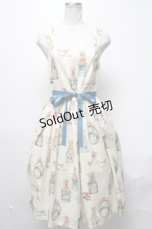 画像1: Emily Temple cute / Swan Perfumeノースリーブワンピース  オフ S-25-03-11-069-ET-OP-AS-ZS (1)