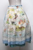 画像2: Jane Marple / Les merveillesのダブルスカート  ブルー S-25-03-11-075-JM-SK-HR-ZS (2)