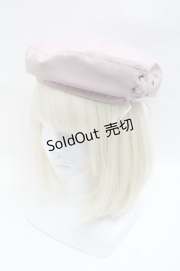画像1: axes femme / レースアップベレー  ピンク S-25-03-11-014-AX-AC-AS-ZS (1)