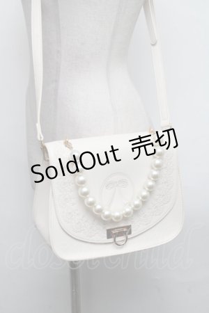 画像: axes femme POETIQUE / パールハンドルバッグ  オフ S-25-03-11-018-AX-BG-AS-ZS