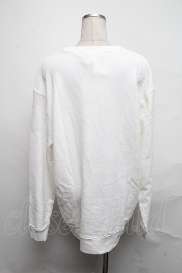 画像2: NieR Clothing / ちゃむちゃむスウェット  白 S-25-03-11-029-PU-BL-AS-ZY (2)