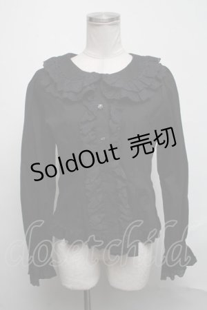 画像: BABY,THE STARS SHINE BRIGHT / BABY CHERRYブラウス  黒 S-25-03-11-038-BA-BL-HR-ZS
