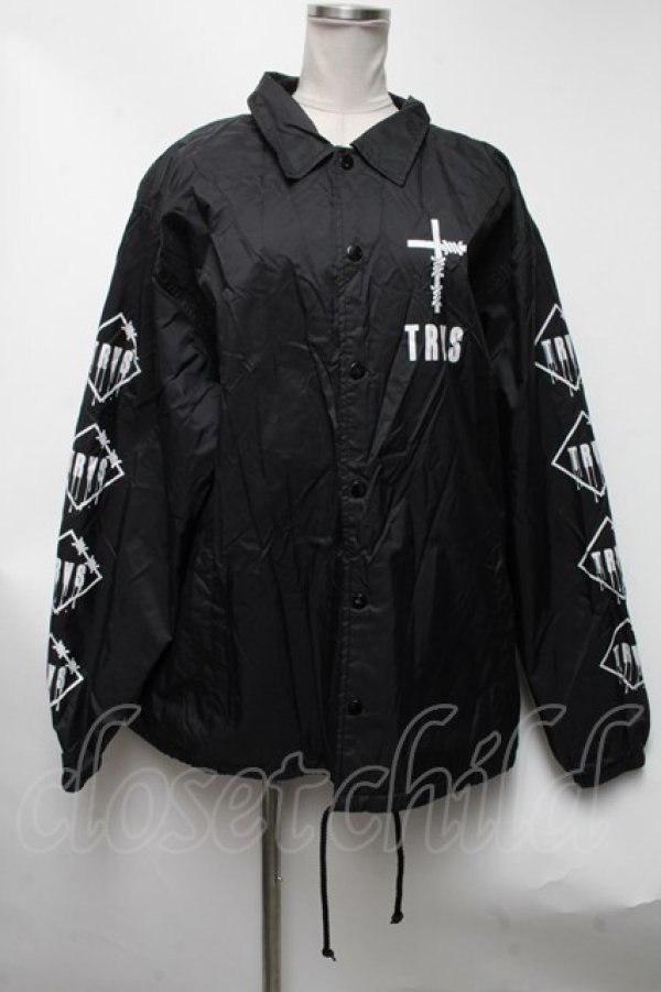 画像1: TRAVAS TOKYO / Furry bearコーチジャケット  黒 S-25-03-13-062-PU-JA-HR-ZS (1)