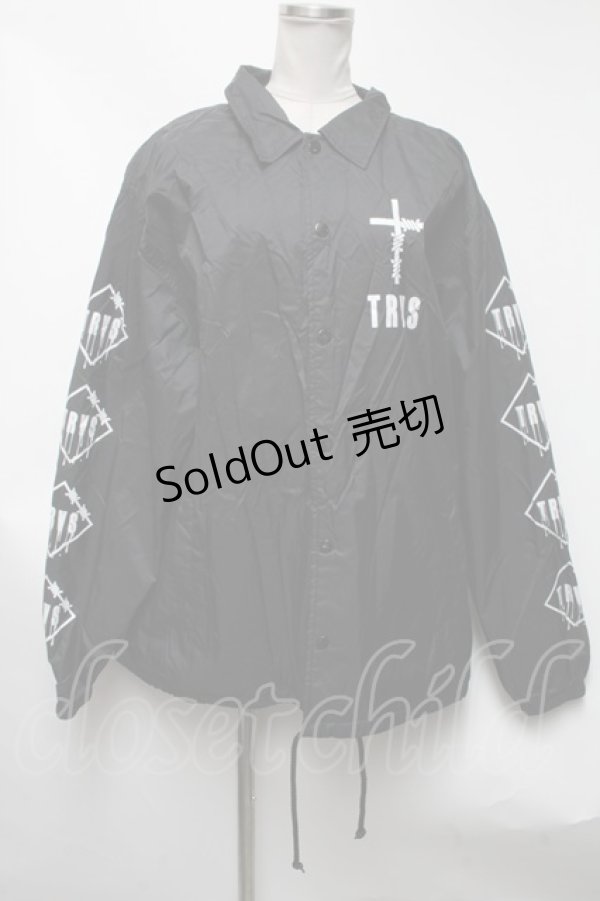 画像1: TRAVAS TOKYO / Furry bearコーチジャケット  黒 S-25-03-13-062-PU-JA-HR-ZS (1)