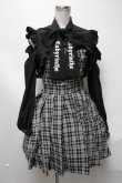 画像1: Ank Rouge / ボレロ付チェックワンピース  グレー S-25-03-13-064-CA-OP-AS-ZS (1)