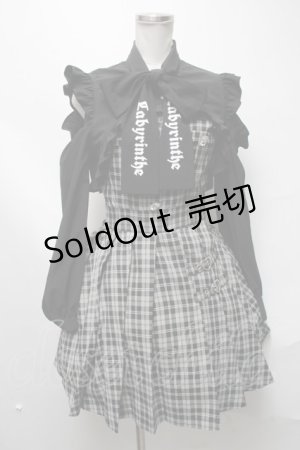 画像: Ank Rouge / ボレロ付チェックワンピース  グレー S-25-03-13-064-CA-OP-AS-ZS