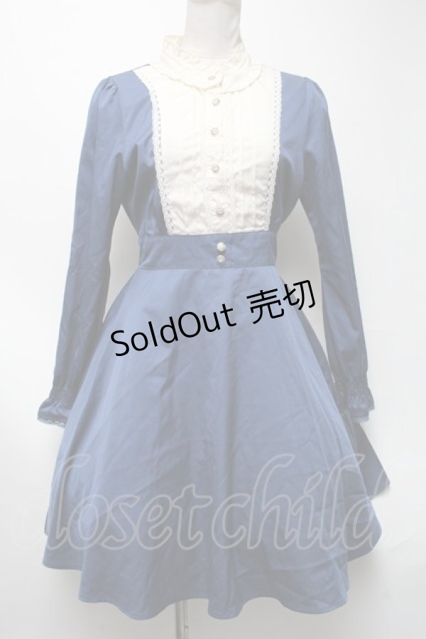 画像1: axes femme POETIQUE / ワンピース  紺 S-25-03-13-065-AX-OP-AS-ZS (1)