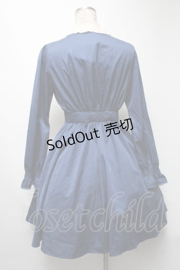 画像2: axes femme POETIQUE / ワンピース  紺 S-25-03-13-065-AX-OP-AS-ZS (2)
