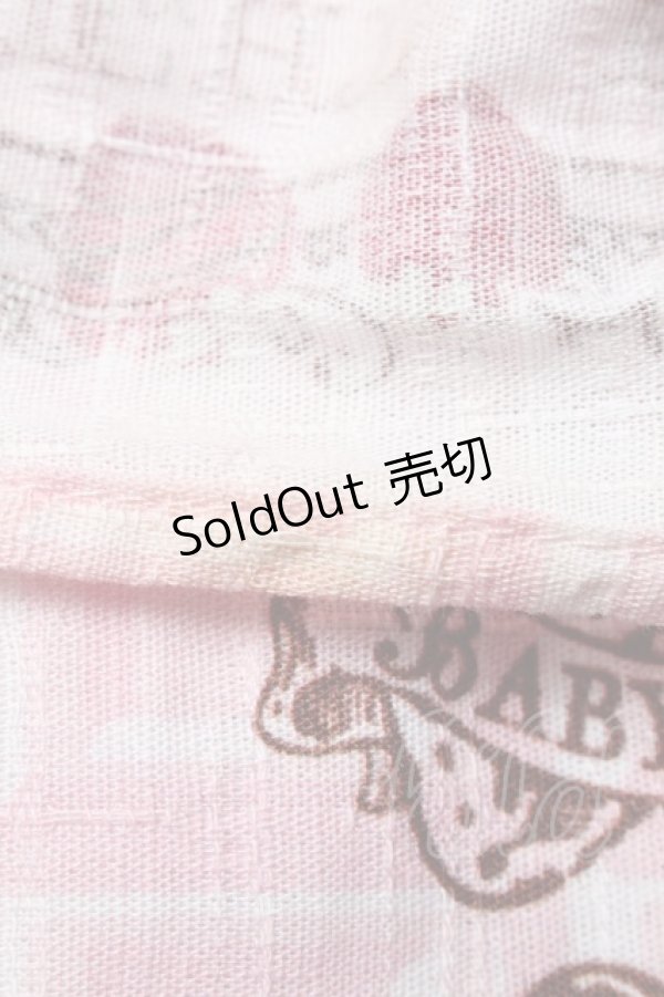 画像6: BABY,THE STARS SHINE BRIGHT / Strawberry Loves Chocolate柄ジャンパースカートI  ピンク S-25-03-13-070-BA-OP-AS-ZS (6)