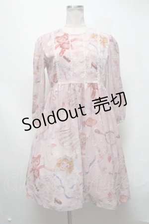 画像: MILK / フレンチドールワンピース  ピンク S-25-03-13-071-ML-OP-AS-ZS