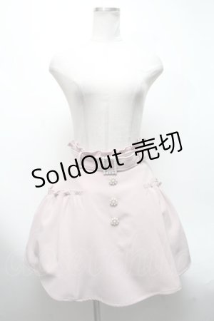 画像: Ank Rouge / ビジューボタンスカート  ピンク S-25-03-13-073-CA-SK-AS-ZS