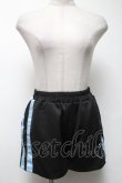 画像1: ACDC RAG / 安心ジャージショートパンツ  黒ｘサックス S-25-03-13-085-PU-PA-HR-ZS (1)