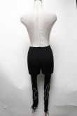 画像2: KRY CLOTHING / 編み上げレギンス  黒 S-25-03-13-088-EL-PA-AS-ZS (2)