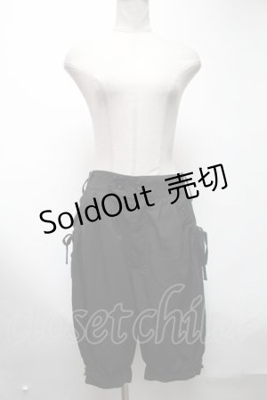 画像: PUNK / ハーフパンツ  黒 S-25-03-13-089-PU-PA-AS-ZS
