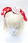 画像2: Angelic Pretty / Milkshakeヘアバンド(大水玉)  赤 S-25-03-13-010-AP-AC-AS-ZS (2)