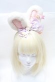画像2: Angelic Pretty / Flowerリリカルバニーカチューシャ  白 S-25-03-13-011-AP-AC-AS-ZS (2)
